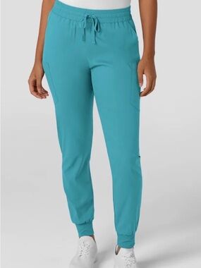 Wink Teal Drawstring Jogger Pants